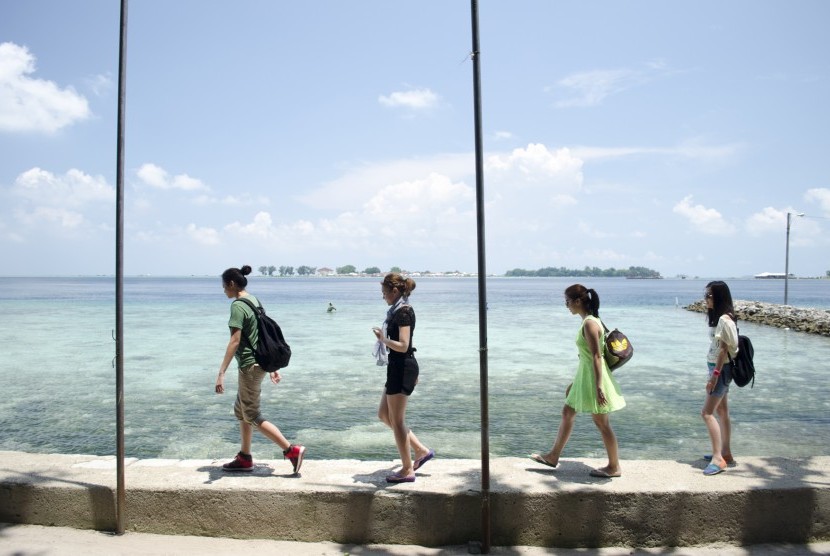 Syuting Citilink Jelajah Mimpi di Pulau Pramuka, Kepulauan Seribu,  DKI Jakarta.