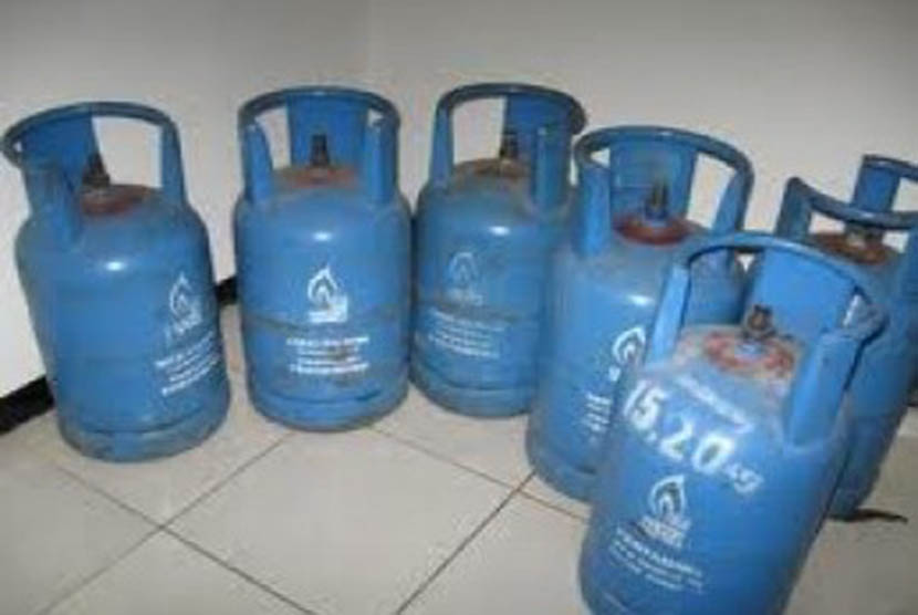 Tabung gas 12 kilogram (ilustrasi).