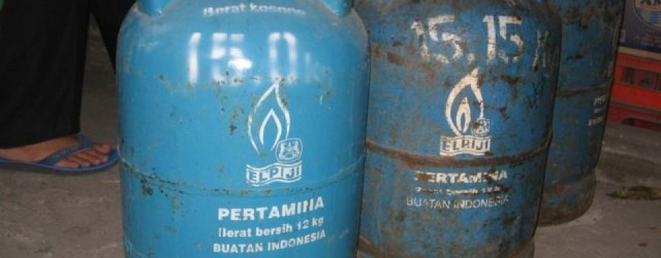 Tabung Gas yang dikeluarkan Pertamina