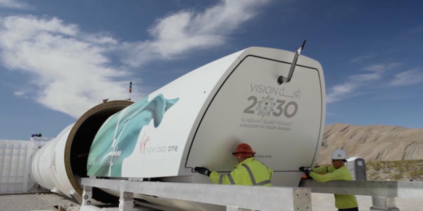Riyadh akan Miliki Hyperloop Hubungkan Jeddah dan Abu Dhabi. Tabung Hyperloop One bisa membawa 25 penumpang sekali jalan dengan kecepatan 1.000 Km per jam.