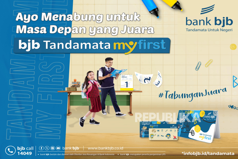 Tabungan bjb Tandamata My First dirancang khusus untuk anak-anak usia 0 hingga 17 tahun.