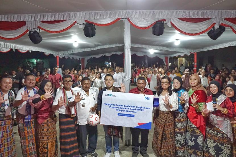  Tabungan Negara (Persero) Tbk kembali bergerak melawan bullying dengan mengedukasi anak dan orang tua di Desa Magepanda, Maumere, Nusa Tenggara Timur.