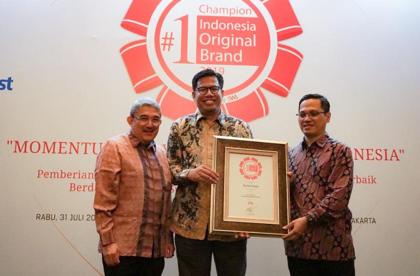 Tahun 2020 ini Rumah Zakat Kembali mendapatkan penghargaan dalam acara Indonesia Original Brand Award untuk kategori ZIS. Penghargaan ini merupakan penghargaan ke-5 yang didapatkan  Rumah Zakat sejak tahun 2015.