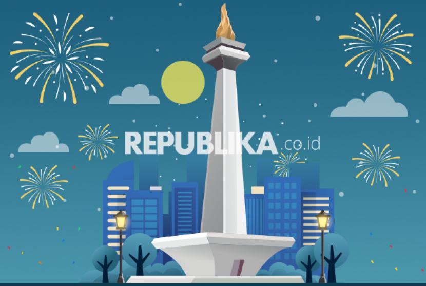 Infografis Titik Keramaian Tahun Baru Di Jakarta | Republika Online