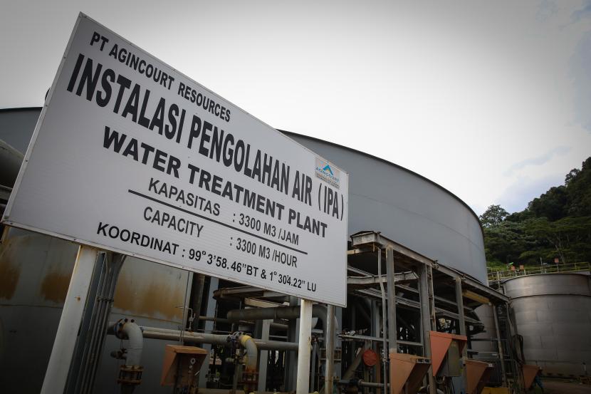 Tailing Storage Facility (TSF) milik PT Agincourt Resources yang mampu menampung limbah pertambangan emas sehingga tidak mencemari lingkungan.