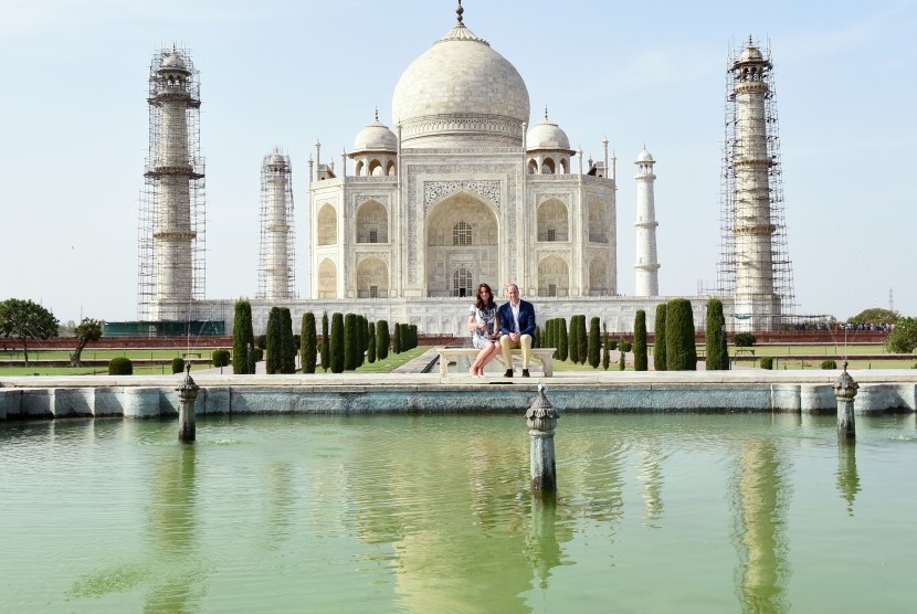 Taj Mahal, India. Pandemi Covid-19 telah membuat Taj Mahal mengalami penutupan terlama sepanjang sejarah. 