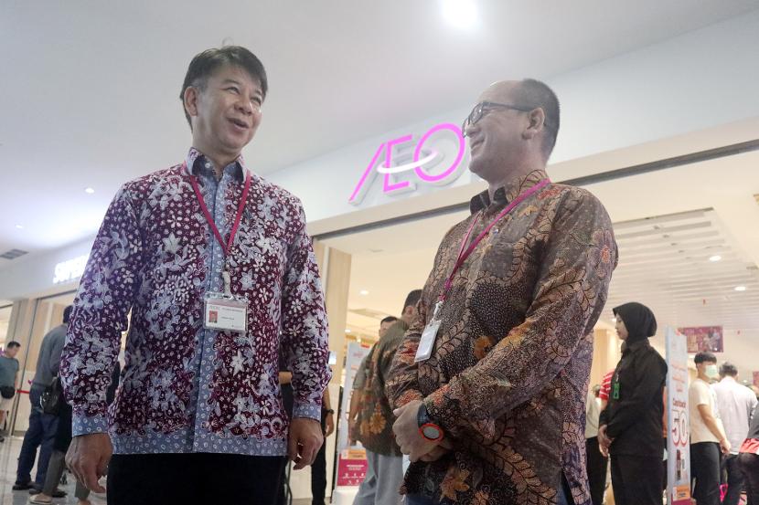 Takahiro Osugi selaku Presiden Direktur PT AEON Indonesia saat pembukaan AEON Store Alam Sutera, Tangerang. 