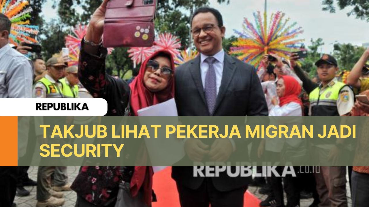 Takjub Lihat Pekerja Migran Kerja Security di Taiwan