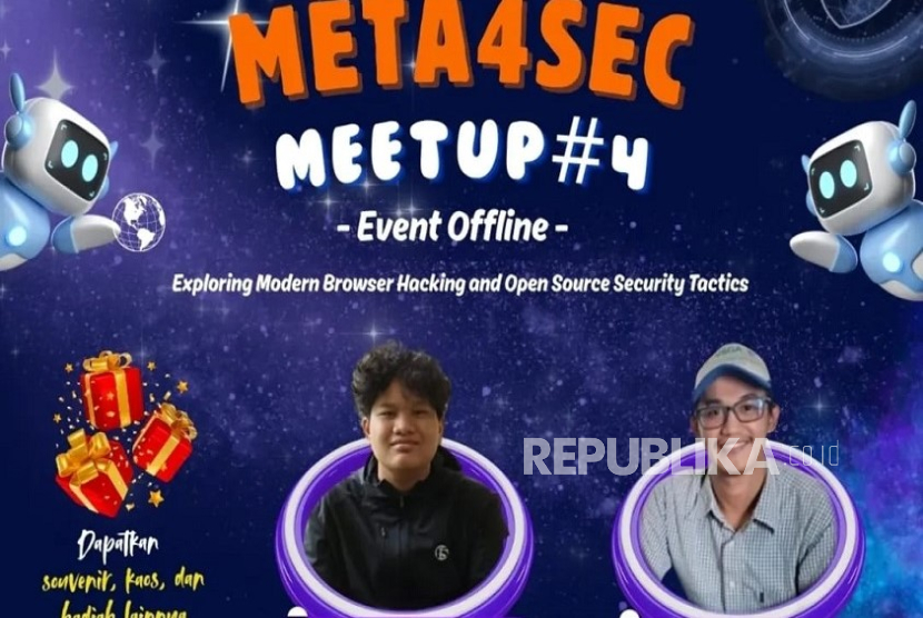 Talenta digital UNM, Alwi Al Hadad akan berbagi ilmu di ajang META4SEC Meetup #4, Sabtu (23/8/2025). 