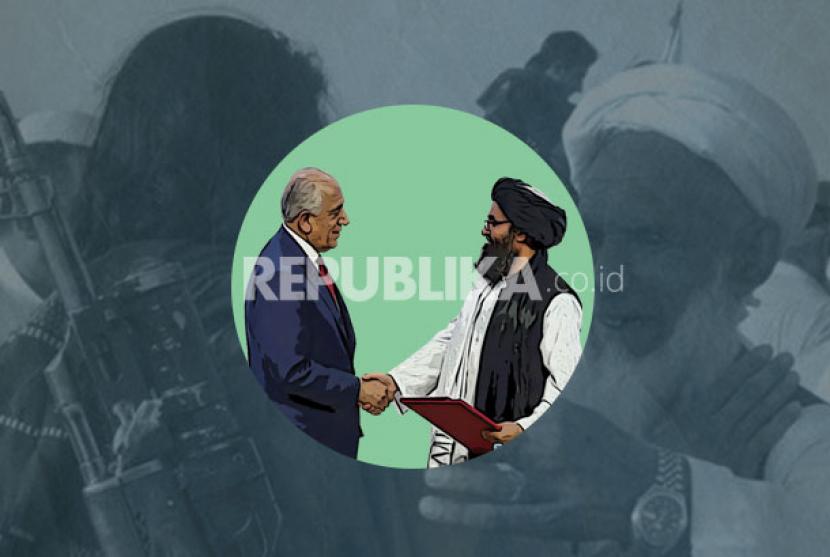 Taliban dan pemerintah Afghanistan melakukan perundingan untuk terciptanya perdamaian.