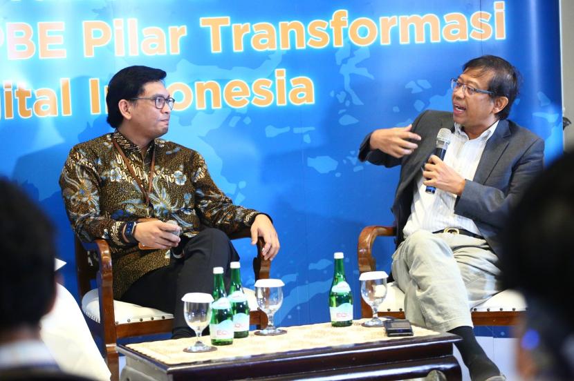 Talkshow Integrasi SPBE Pilar Transformasi Digital Indonesia, yang diselenggarakan oleh Kementerian Komunikasi dan Informatika. 
