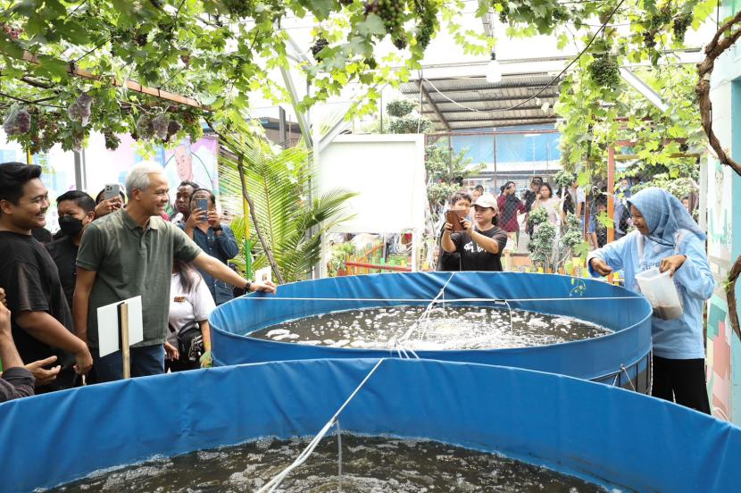 Taman Agro Eduwisata di GSG 07 di Jalan KP Salo No 81 RT 4/RW 7 Kembangan, Jakarta Barat, Sabtu (7/10/2023).