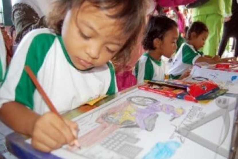 Taman kanak kanak (ilustrasi). PPDB TK Negeri di Kota Depok sudah dibuka, perhatikan cara daftar dan syaratnya.