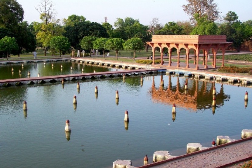 Taman Shalimar di Kota Lahore, Pakistan.