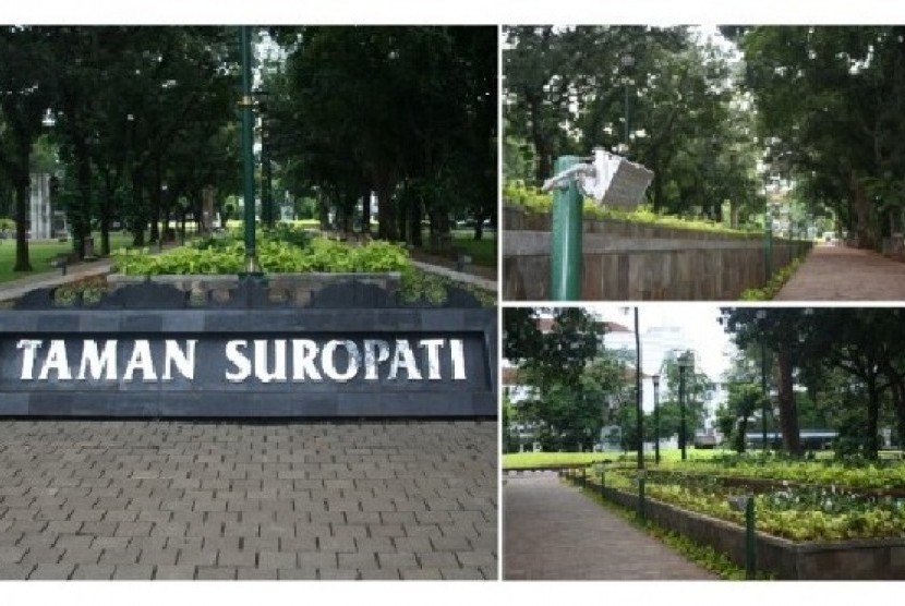 Taman Suropati Menteng Jakarta Pusat