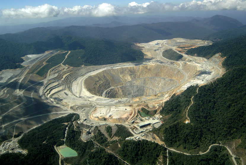 A mining site operated by PT Newmont Nusa Tenggara in Batu Hijau, West Nusa Tenggara (file photo)