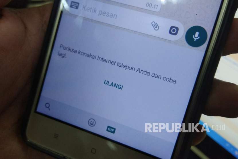 Since Monday night, users in Indonesia have been unable to acces GIF format in Whatsapp.