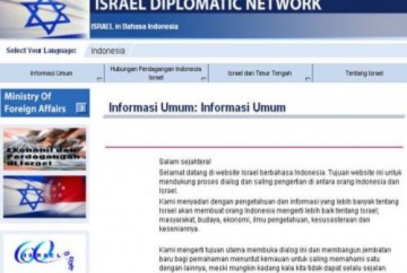 Bendera Indonesia dan Israel