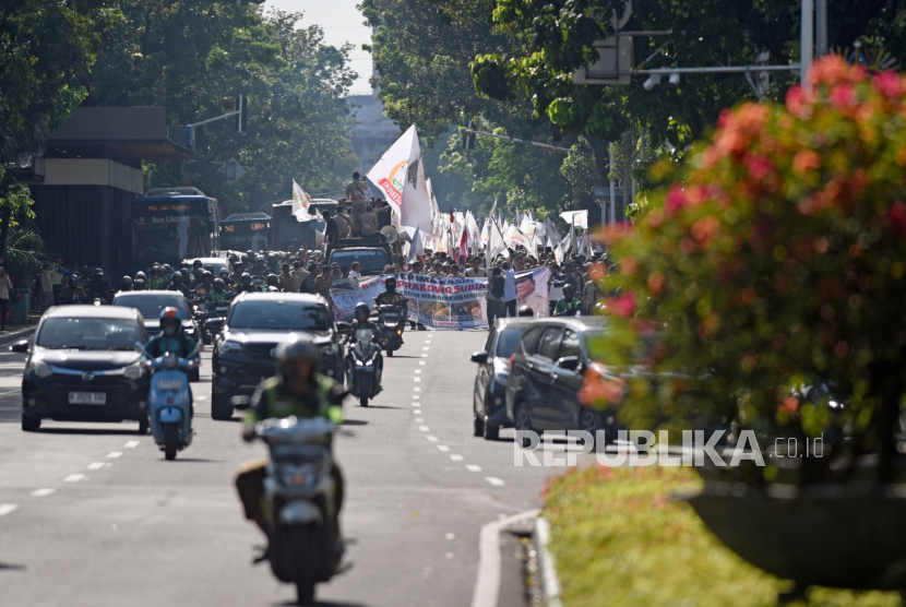 Tani merdeka berdemonstrasi di Jakarta.