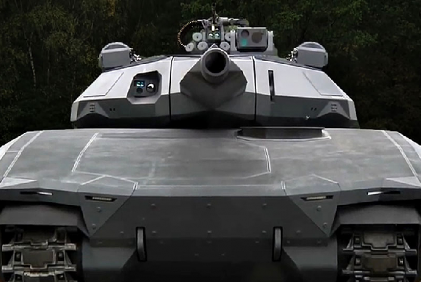 Tank dengan sistem ADAPTIV. 