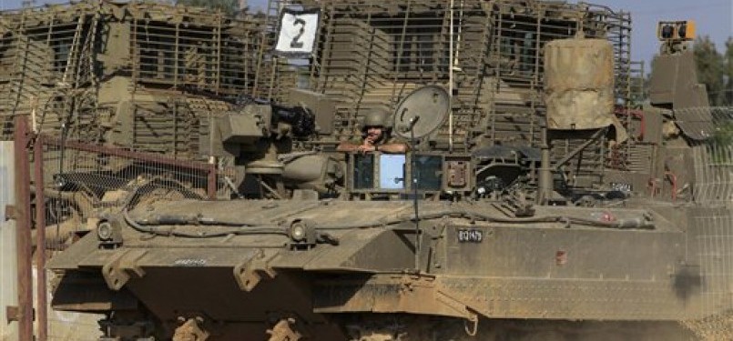 Tank Israel serang Jalur Gaza