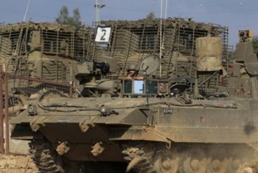 Tank Israel serang Jalur Gaza