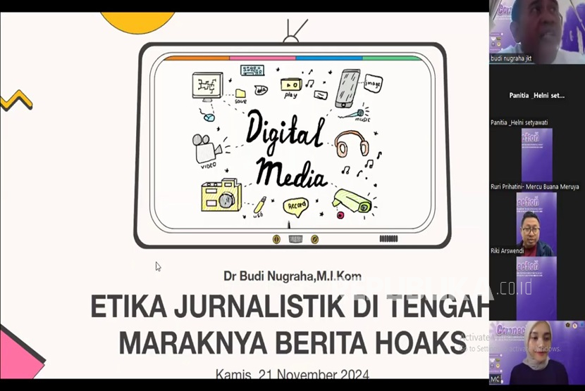 Tantangan menjaga etika jurnalistik di tengah maraknya berita hoaks dan derasnya arus digitalisasi menjadi sorotan utama dalam webinar bertajuk Trust & Truth: Ethical Journalism in the Age of Digital Hoax.