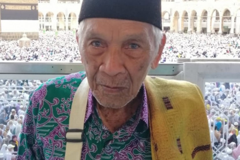Tapsirin Wajat Ratam, jamaah haji asal Kloter 11 Palembang yang hilang sejak di Muzdalifah tiga pekan lalu. 