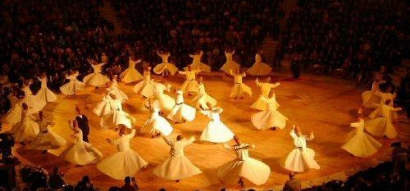 Tarian Sufi (ilustrasi).