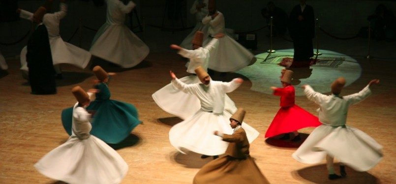Tarian Sufi (ilustrasi)