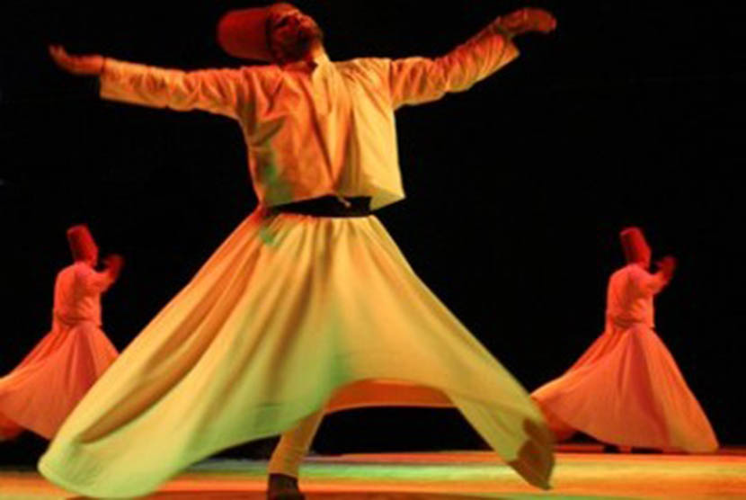 Tarian Sufi (ilustrasi).