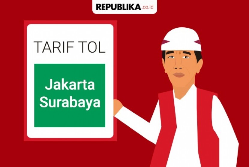Tarif tol Jakarta hingga Surabaya