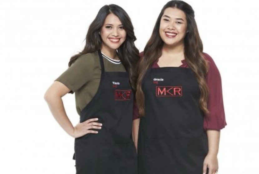 Tasia (kiri) dan Gracia (Kanan) Seger, pemenang acara My Kitchen Rules di Australia.