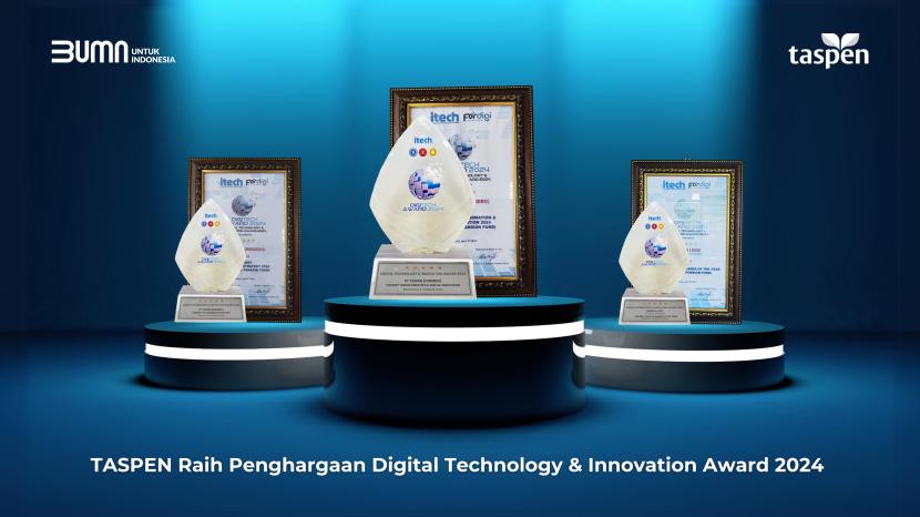 TASPEN meraih tiga penghargaan pada ajang Digital Technology and Innovation Award 2024.
