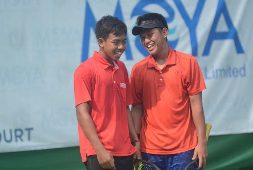 Tegar Abdi W (kiri) dan Lucky Chandra Kurniawan, bakal meramaikan seri kedua Amman Mineral Detec Open 2019 di Jakarta.