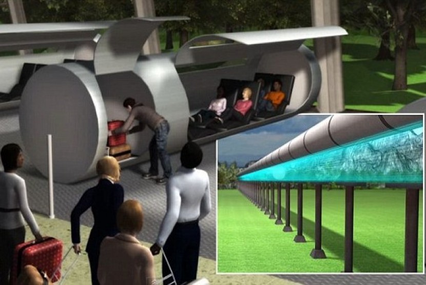 Teknologi transportasi masa depan, Evacuated Tube Transport (ETT) dengan kapsul super cepat bergerak lintas benua