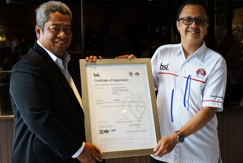 Telekomunikasi Mandiri (MTM) menerima sertifikasi ISO 9001:2015 dan ISO/IEC 27001:2013 dari British Standart Institution (BSI). Presiden Direktur MTM, Nurul Kowim, mengatakan, perolehan tersebut akan memastikan MTM memenuhi standar kualifikasi, khususnya pada industri keamanan siber. Dengan itu pula, MTM memiliki kepastian standar mutu dalam layanan dan jasa.