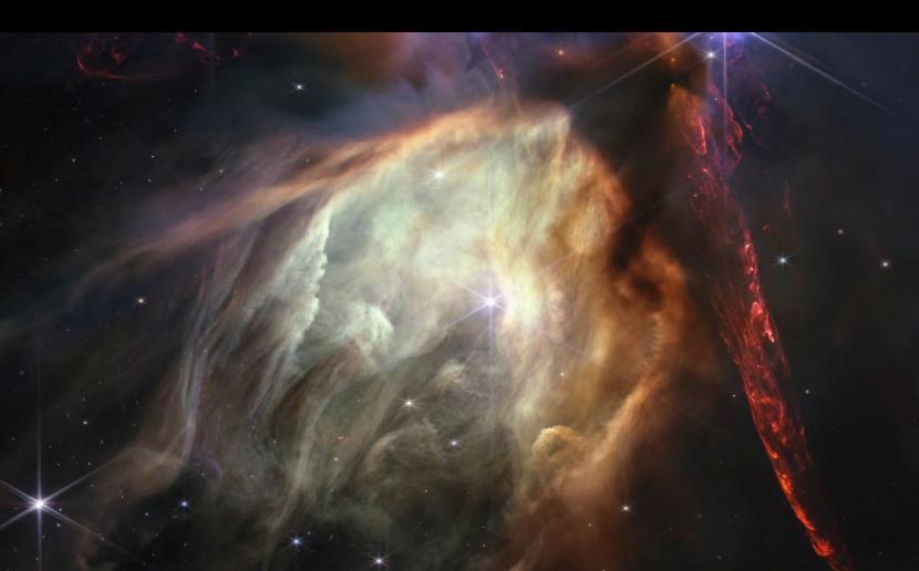 Teleskop Antariksa James Webb berhasil menghadirkan foto spektakuler bintang-bintang mirip Matahari yang sedang dilahirkan. 
