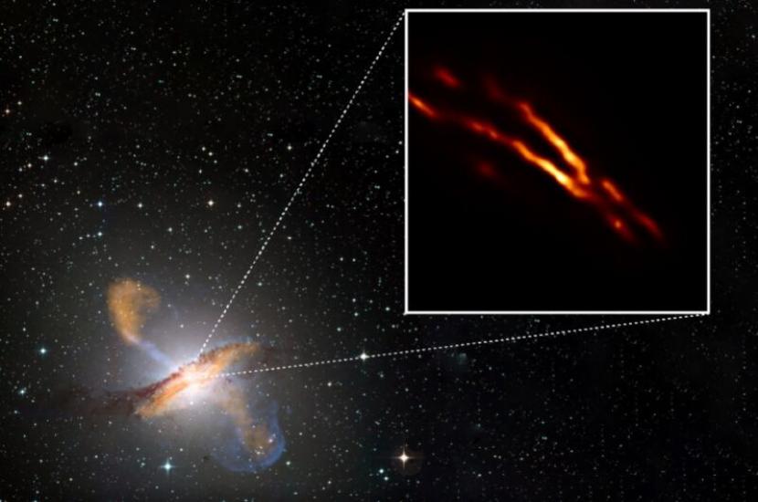 Teleskop EHT menangkap gambar kelahiran jet lubang hitam
