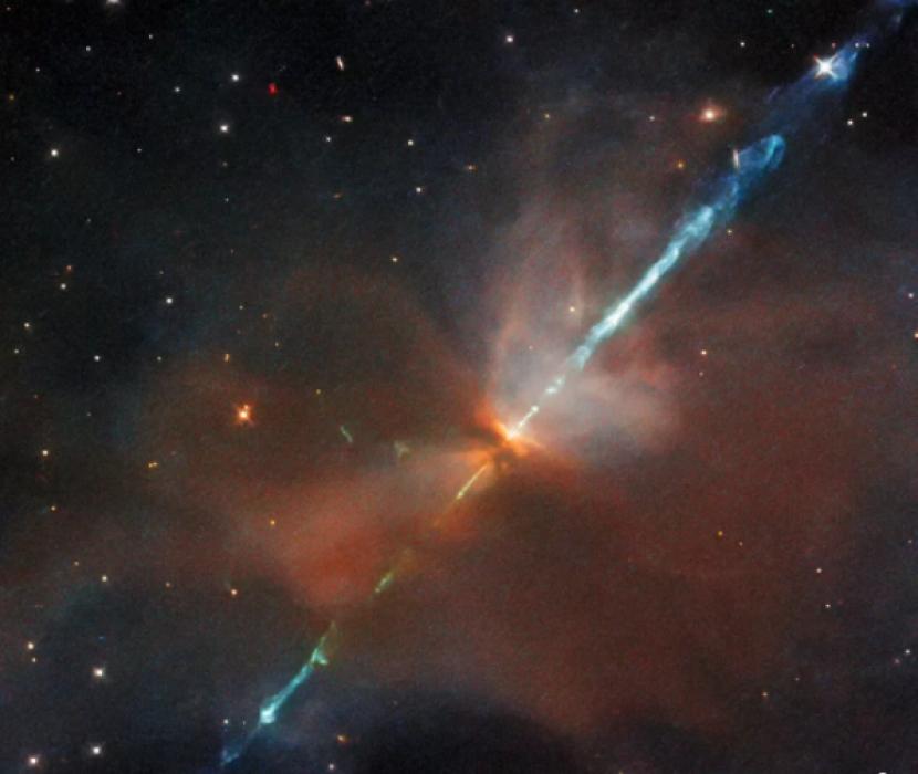 Teleskop luar angkasa Hubble menangkap gambar yang terlihat seperti lightsaber di film Star Wars