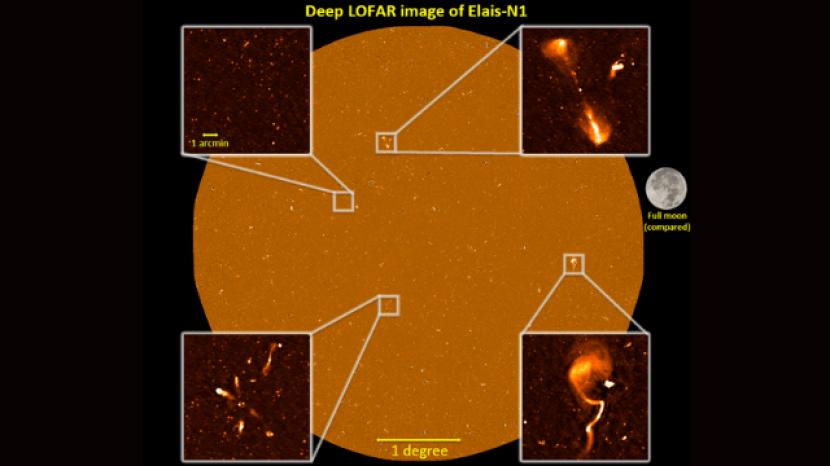 Teleskop radio LOFAR Eropa mendeteksi bintang-bintang yang lahir di puluhan ribu galaksi jauh dengan sangat akurat. 