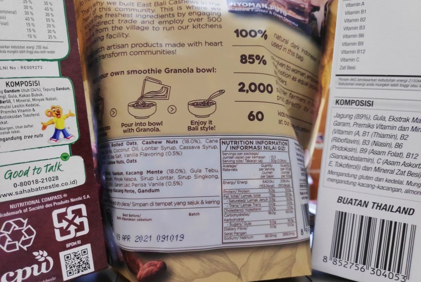 Makanan kemasan (Ilustrasi). Produk yang mencantumkan label kandungan bahan makanan dapat membantu konsumen yang alergi untuk menghindari kekambuhan. 