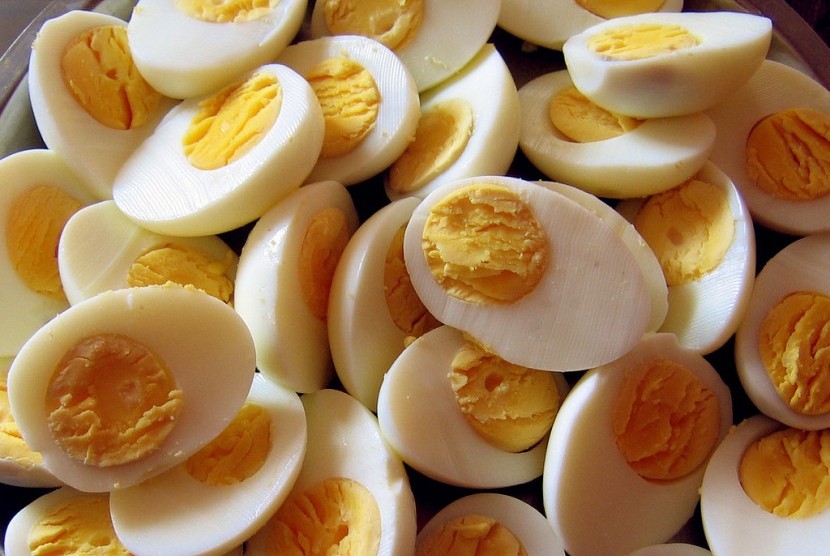 Telur, salah satu sumber protein.