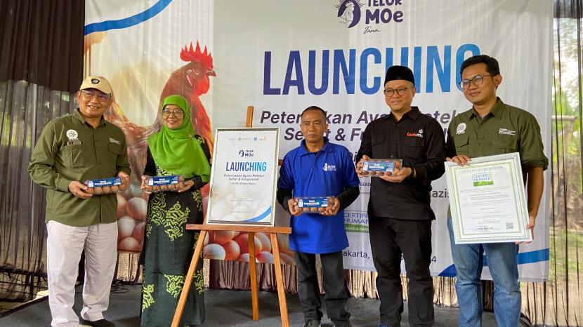 TelurMoe Farm, peternakan ayam petelur sehat dan fungsional yang dikelola oleh JATAM Difabel Bejen, resmi diluncurkan di Eduwisata PPD DIY, Bejen, Caturharko, Sleman, Rabu (2/10/2024). TelurMoe Farm merupakan hasil kerja sama antara Majelis Pemberdayaan Masyarakat (MPM) Pimpinan Pusat Muhammadiyah dengan Lembaga Amil Zakat Infaq dan Shadaqah Muhammadiyah (LazisMu) Pimpinan Pusat Muhammadiyah.