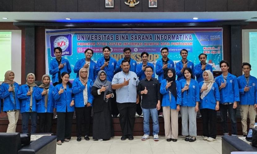 Tempa mahasiswa jadi ahli basis data adalah tujuan utama Universitas BSI (Bina Sarana Informatika) Kampus Pontianak saat menggelar kegiatan wajib akademik dengan tema 