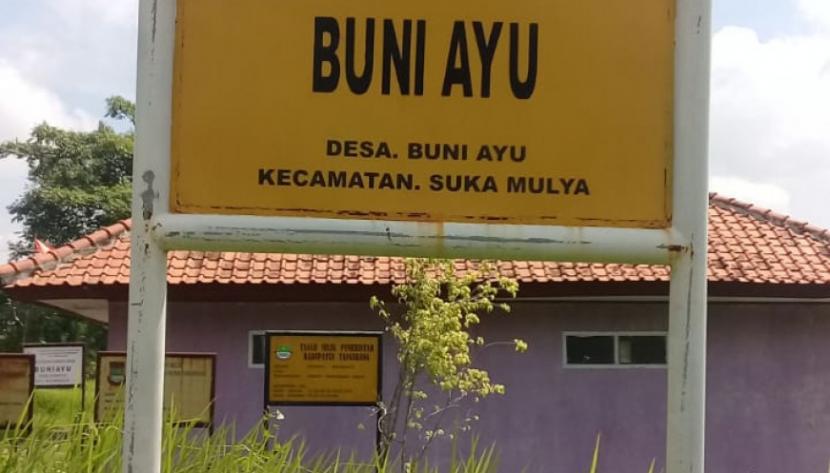 Tempat Pemakaman Umum (TPU) Buniayu di Kecamatan Sukamulya, Kabupaten Tangerang, Banten.