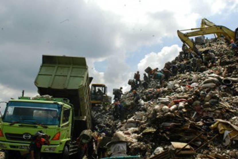 Tempat pembuangan akhir (TPA) sampah (Ilustrasi).