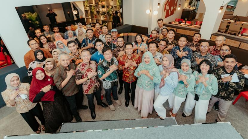 Temu Silaturahmi Prudential Syariah dengan Asosiasi Fintech Syariah Indonesia (AFSI) yang berlangsung di Restoran Penang Bistro, Jakarta. 