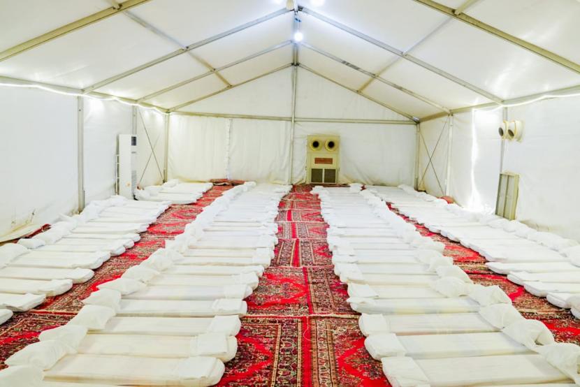 Tenda jamaah haji Indonesia di Arafah, Rabu (21/6/2023).