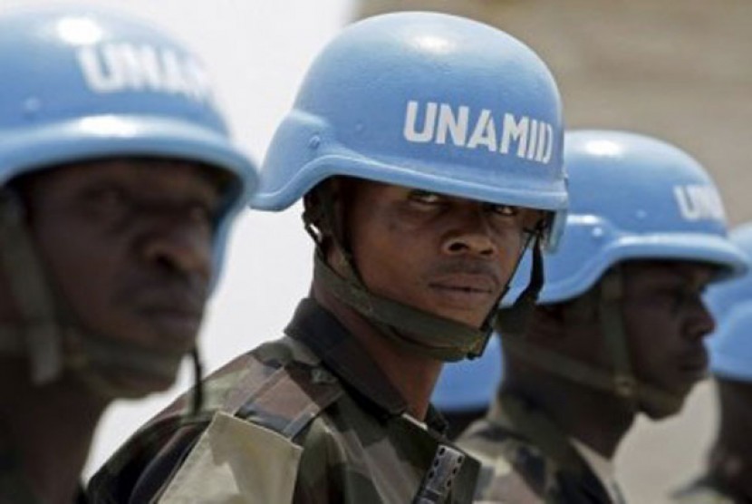 Tentara gabungan UNAMID di Darfur